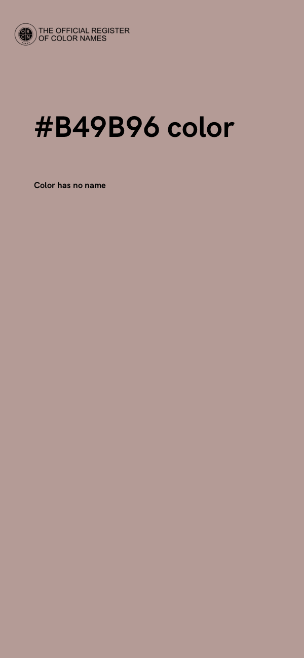 #B49B96 color image