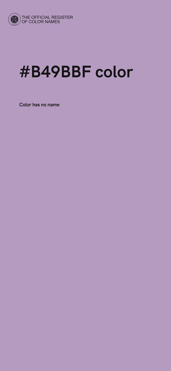 #B49BBF color image