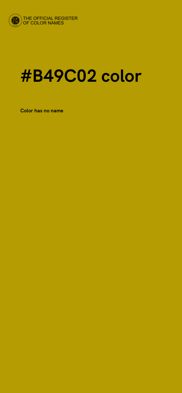 #B49C02 color image