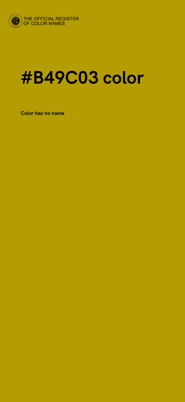 #B49C03 color image
