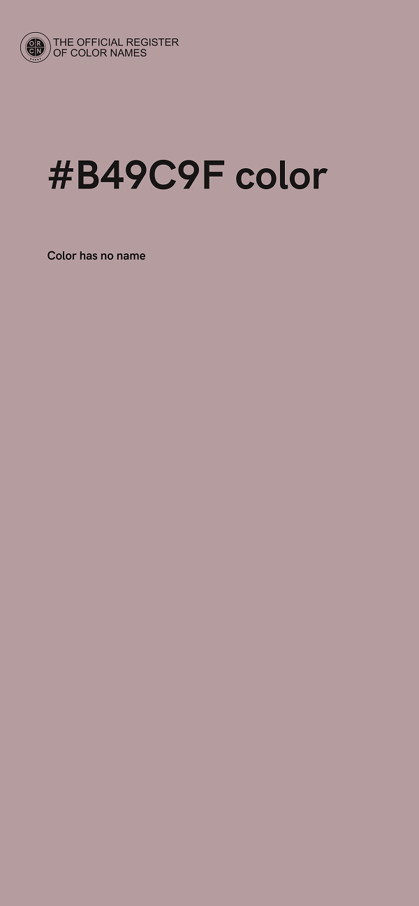 #B49C9F color image