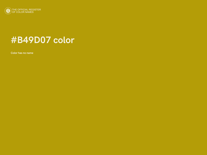 #B49D07 color image