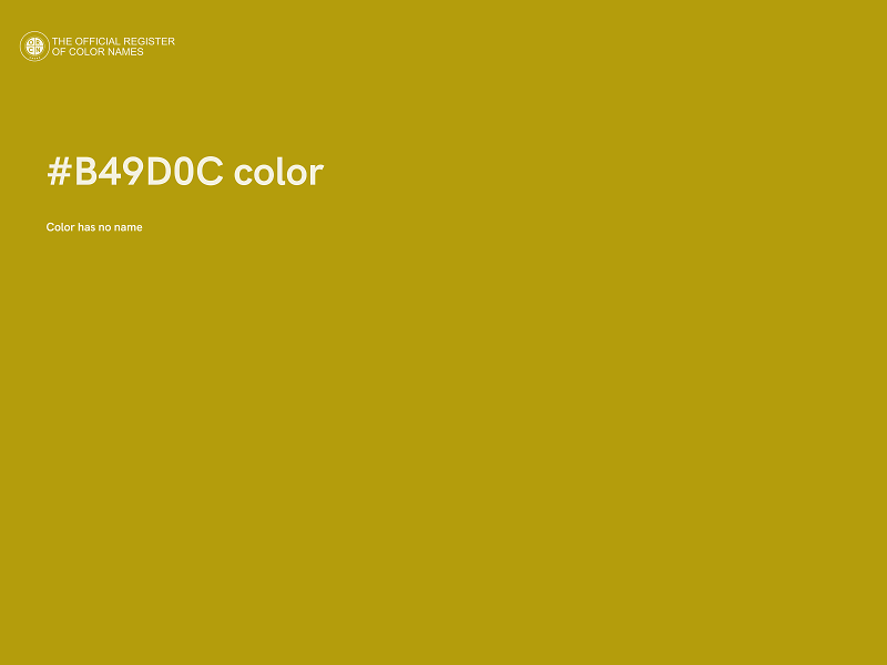 #B49D0C color image