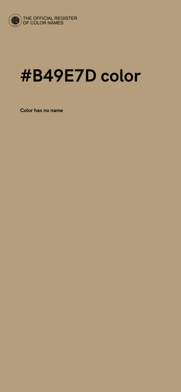 #B49E7D color image