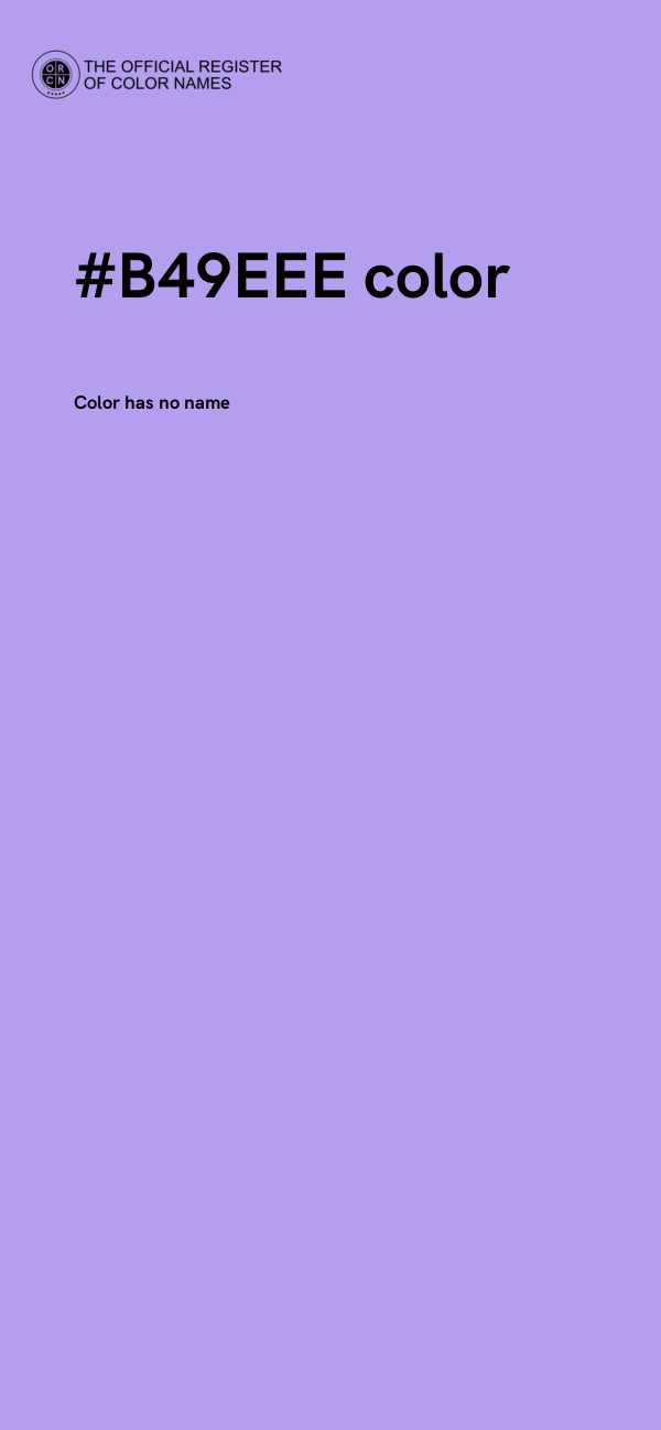 #B49EEE color image
