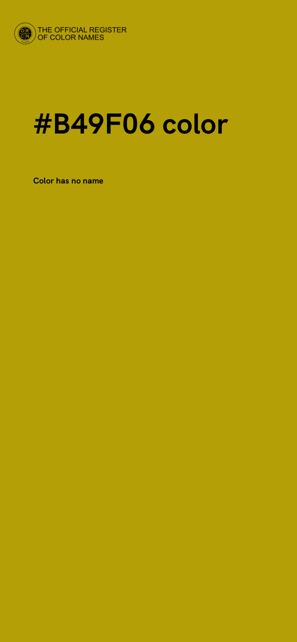 #B49F06 color image