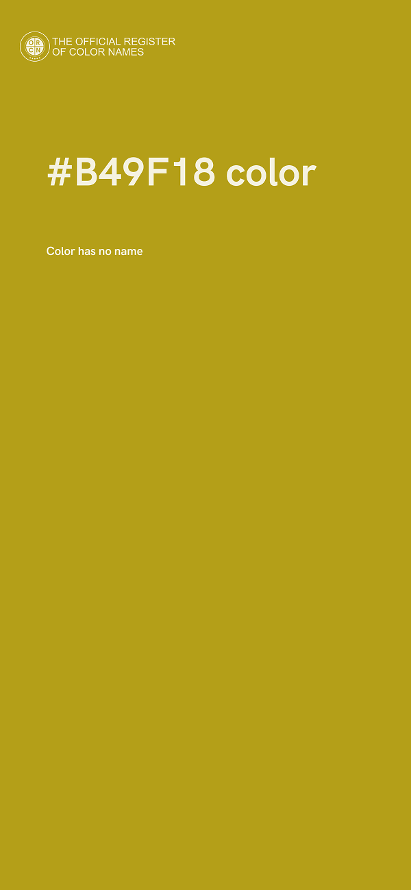 #B49F18 color image