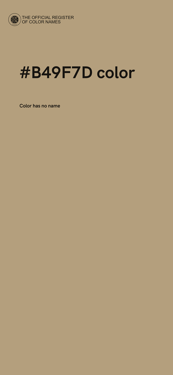 #B49F7D color image