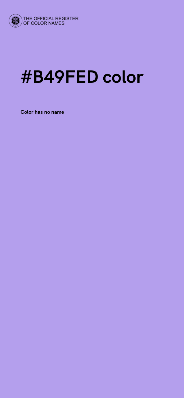#B49FED color image
