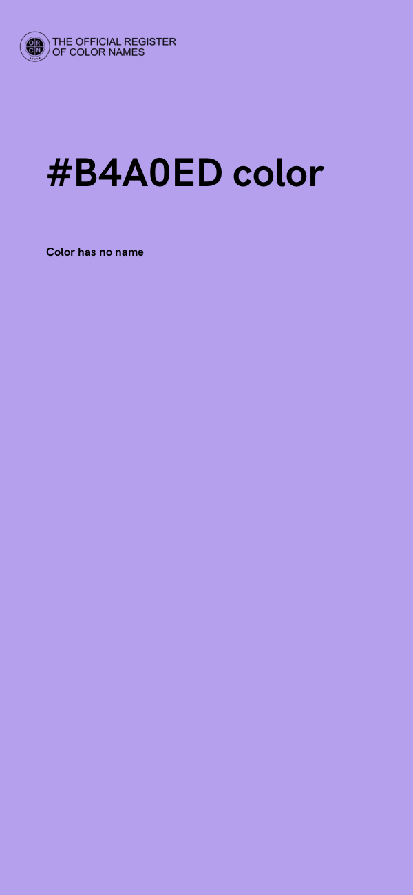 #B4A0ED color image
