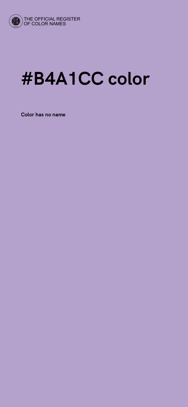 #B4A1CC color image