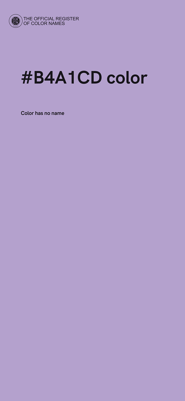 #B4A1CD color image
