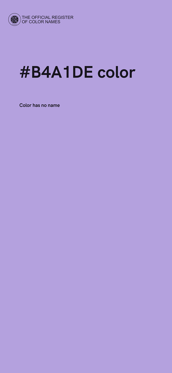 #B4A1DE color image