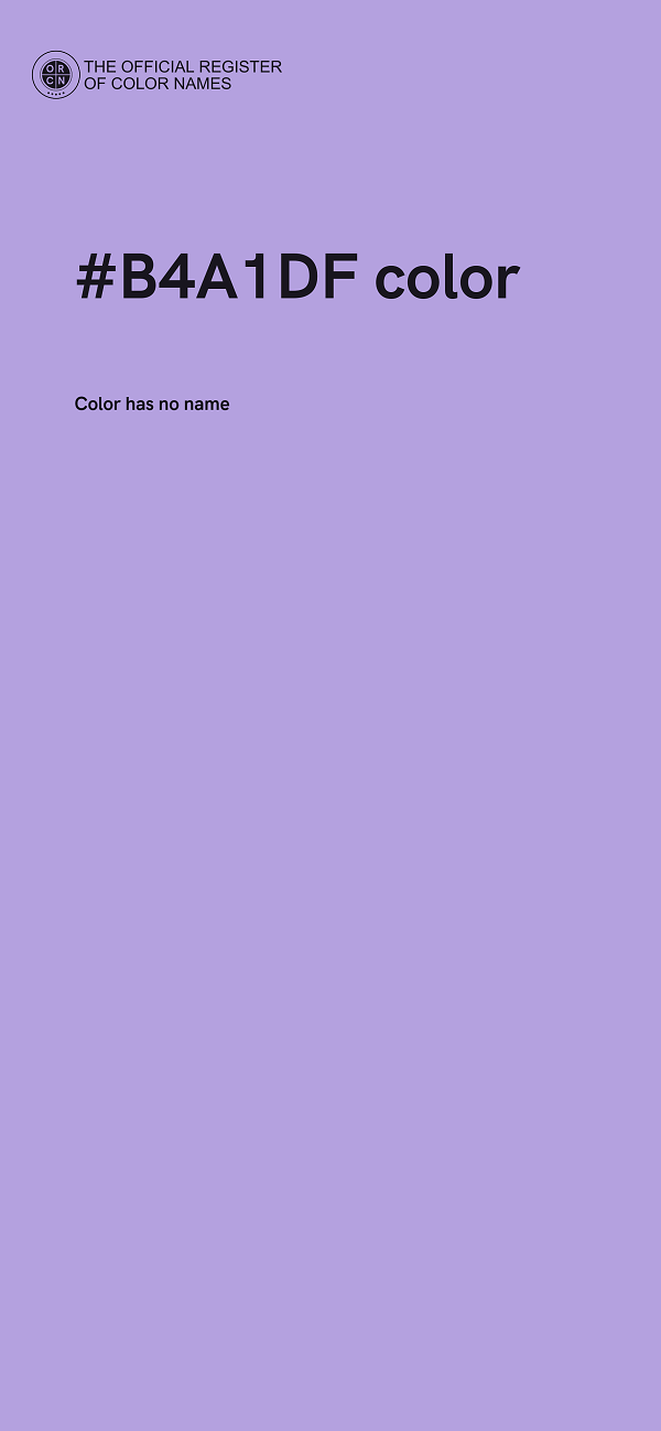 #B4A1DF color image