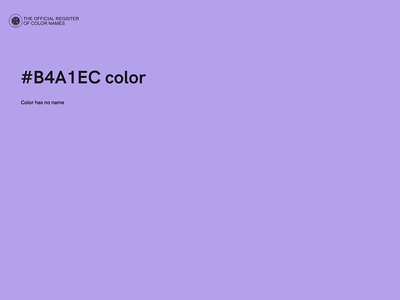 #B4A1EC color image