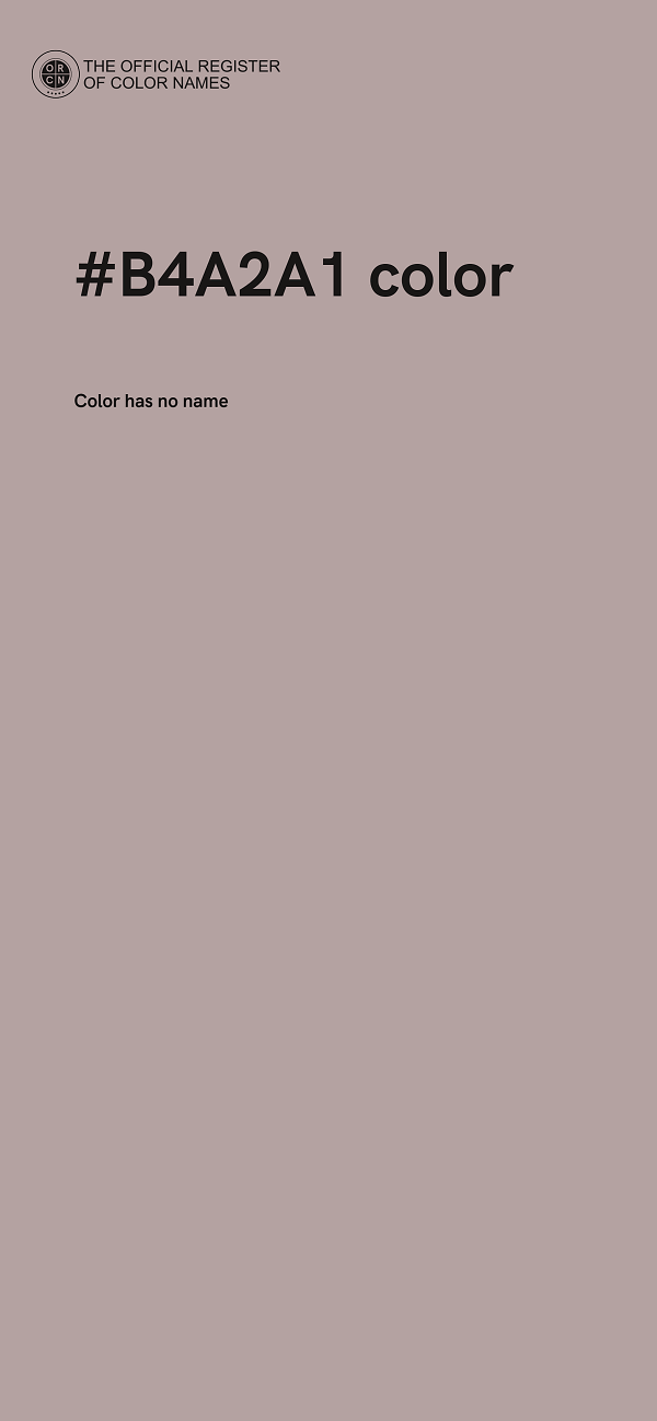 #B4A2A1 color image