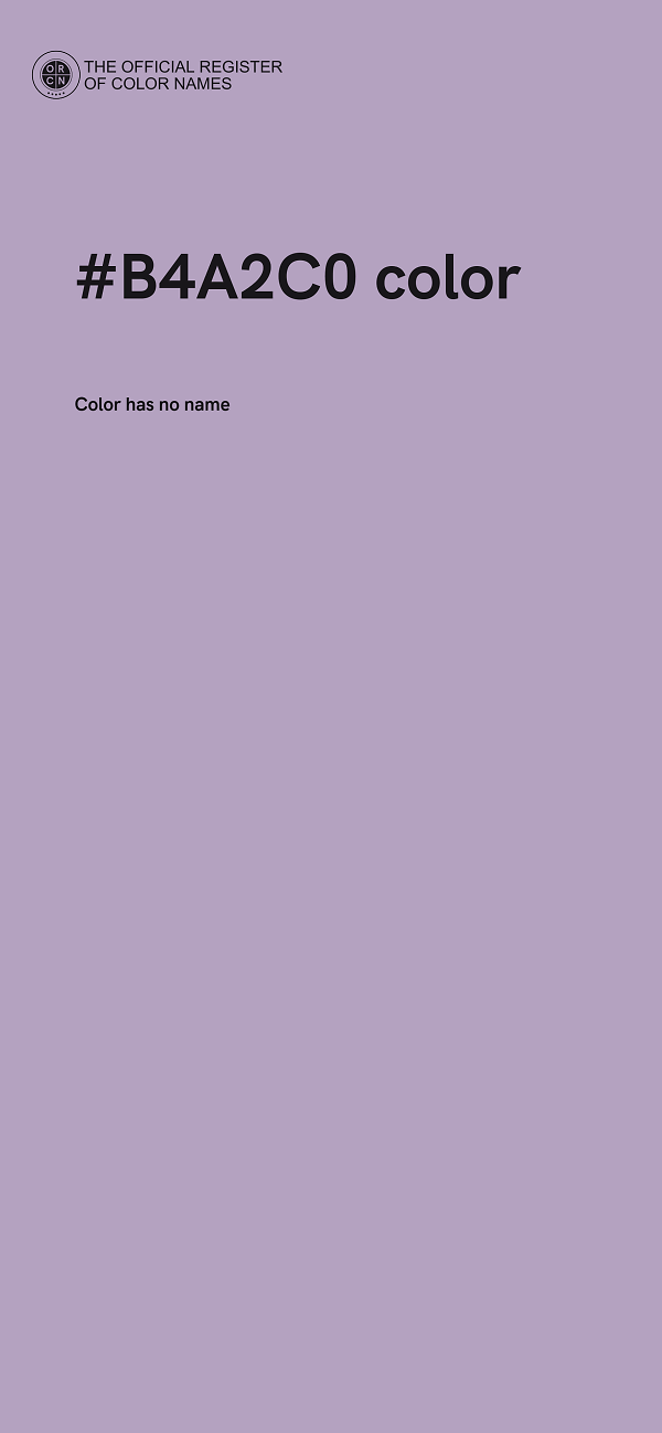 #B4A2C0 color image