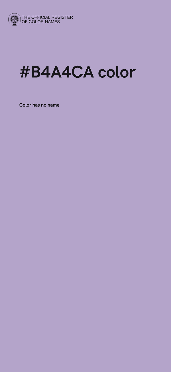 #B4A4CA color image