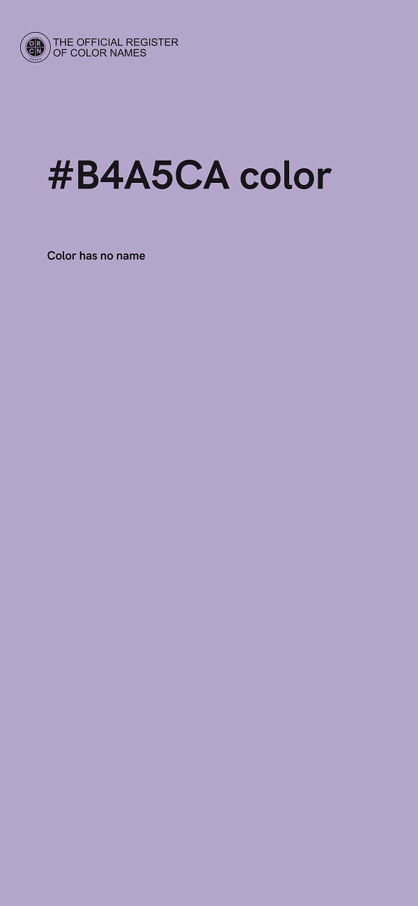 #B4A5CA color image