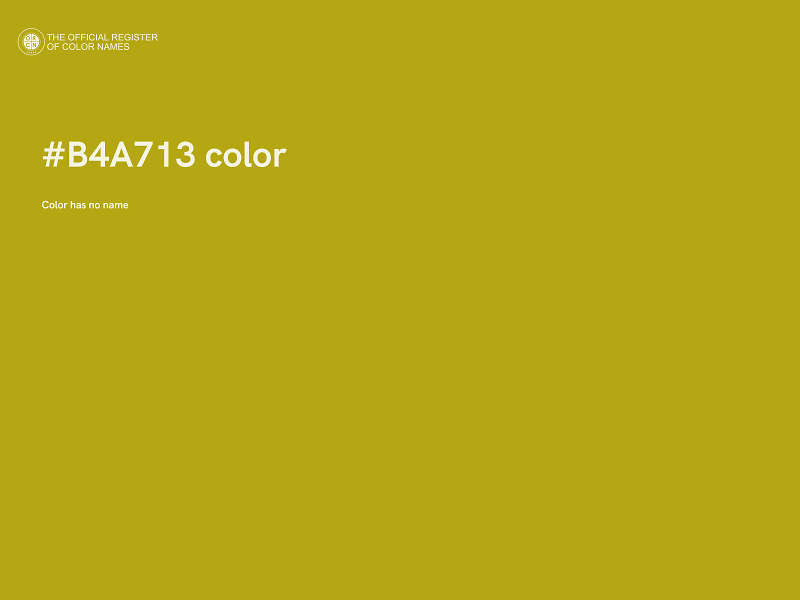 #B4A713 color image