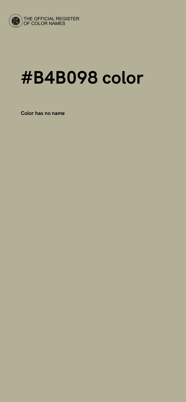 #B4B098 color image