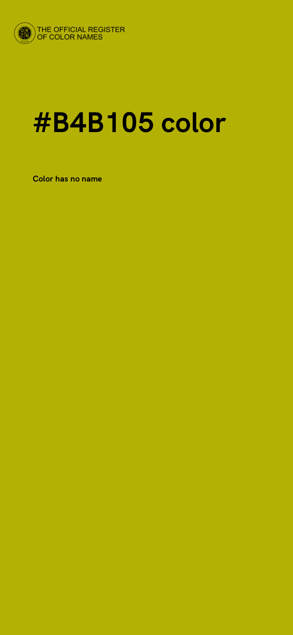 #B4B105 color image