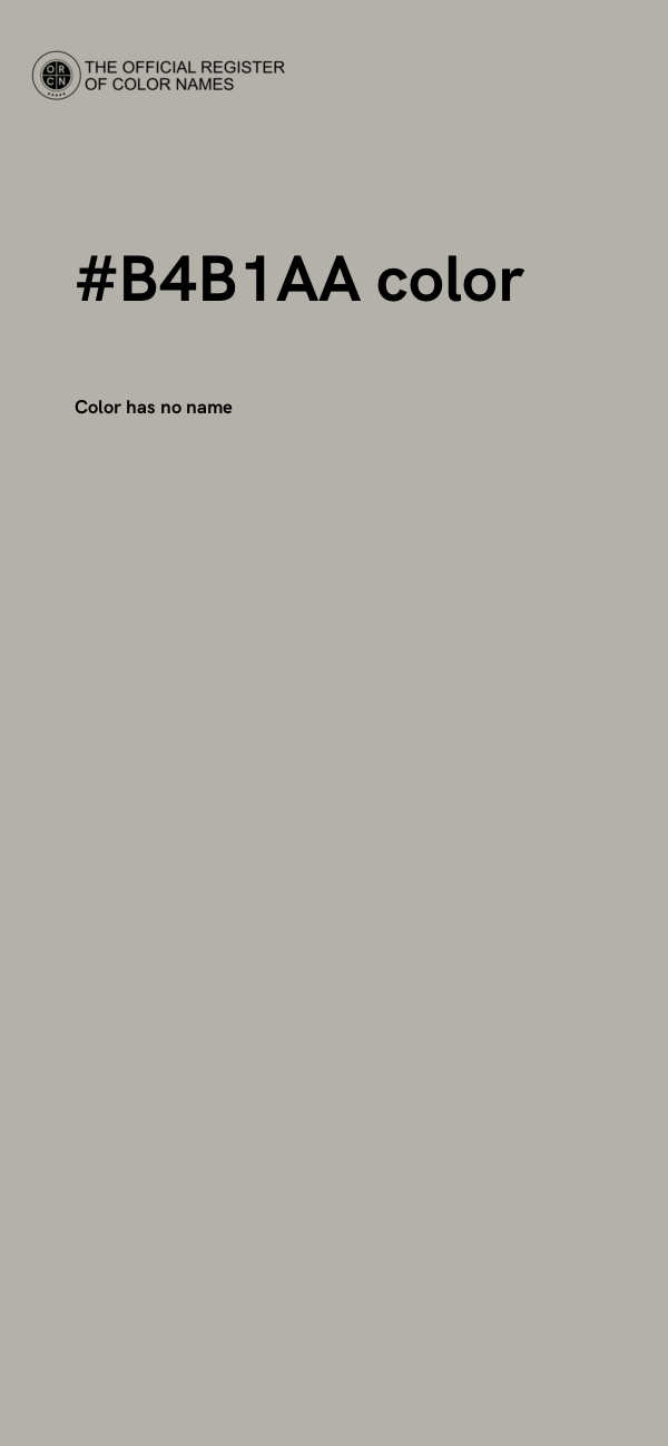 #B4B1AA color image