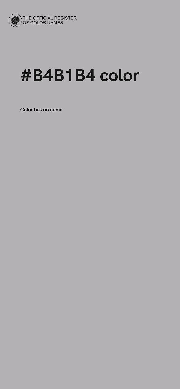 #B4B1B4 color image