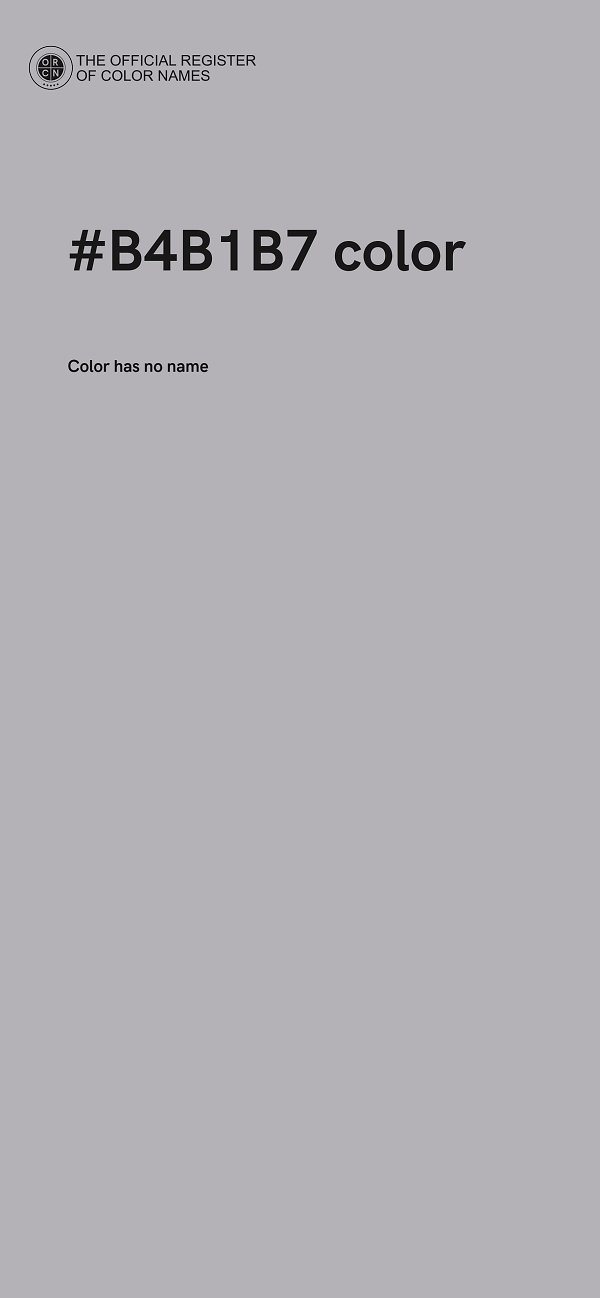 #B4B1B7 color image