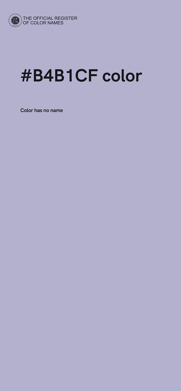 #B4B1CF color image