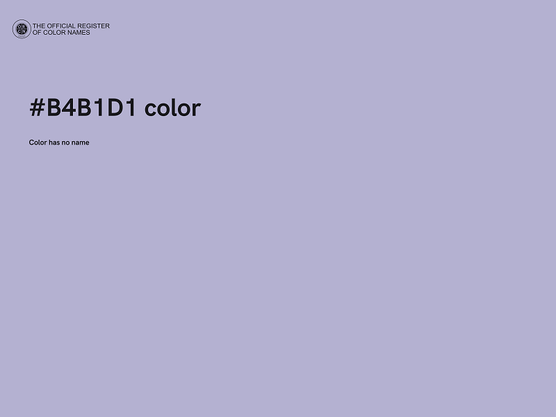 #B4B1D1 color image