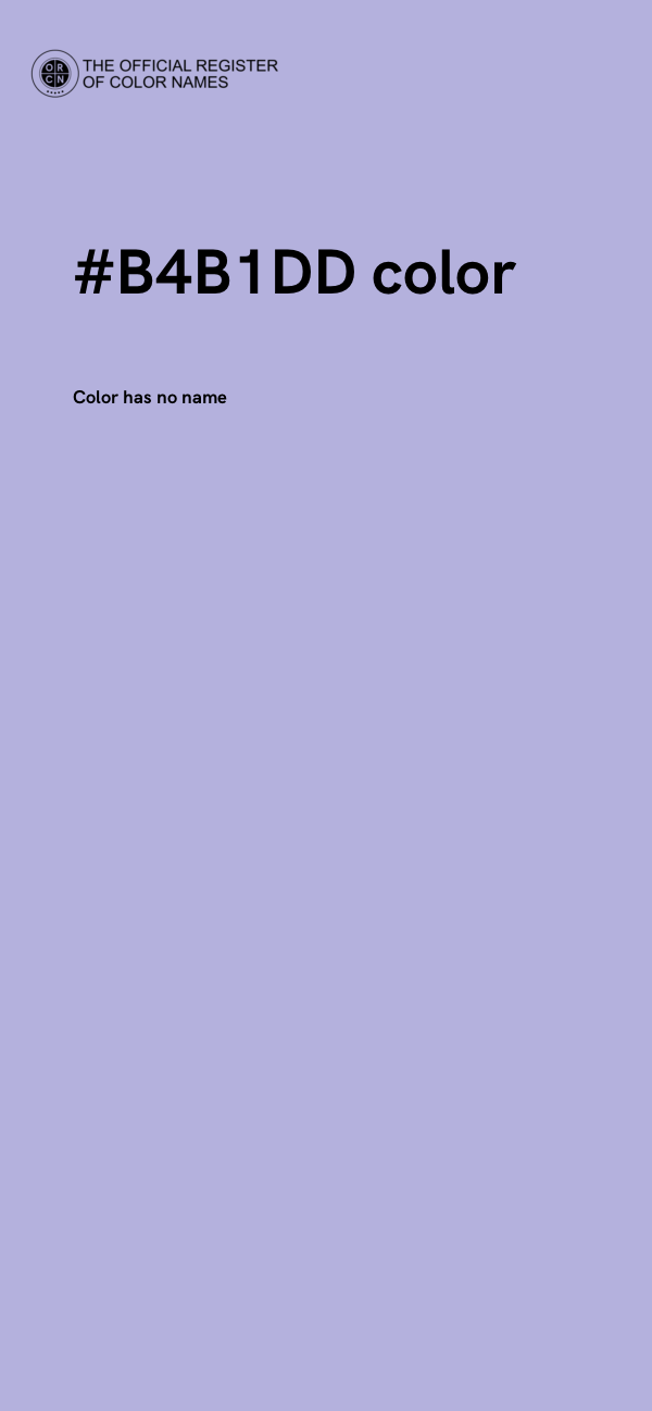 #B4B1DD color image
