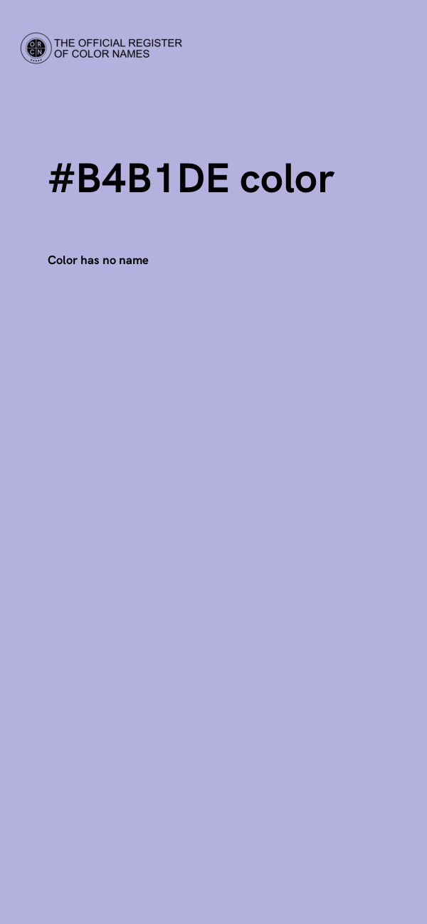#B4B1DE color image