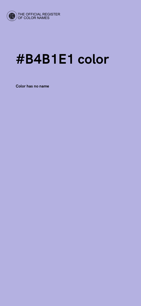 #B4B1E1 color image