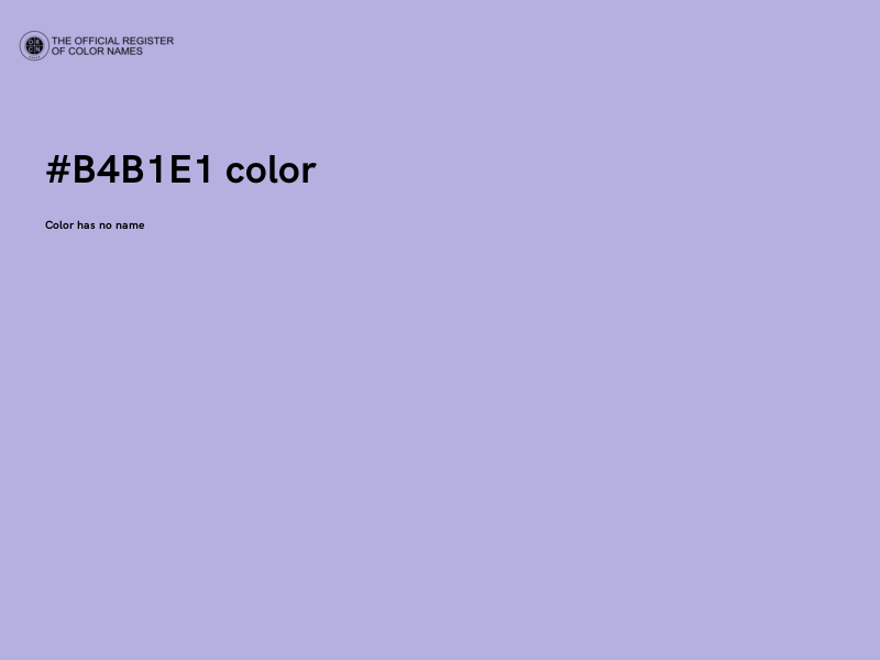 #B4B1E1 color image