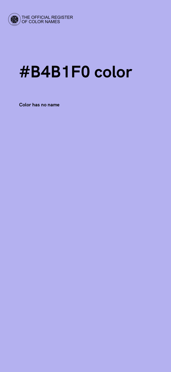 #B4B1F0 color image