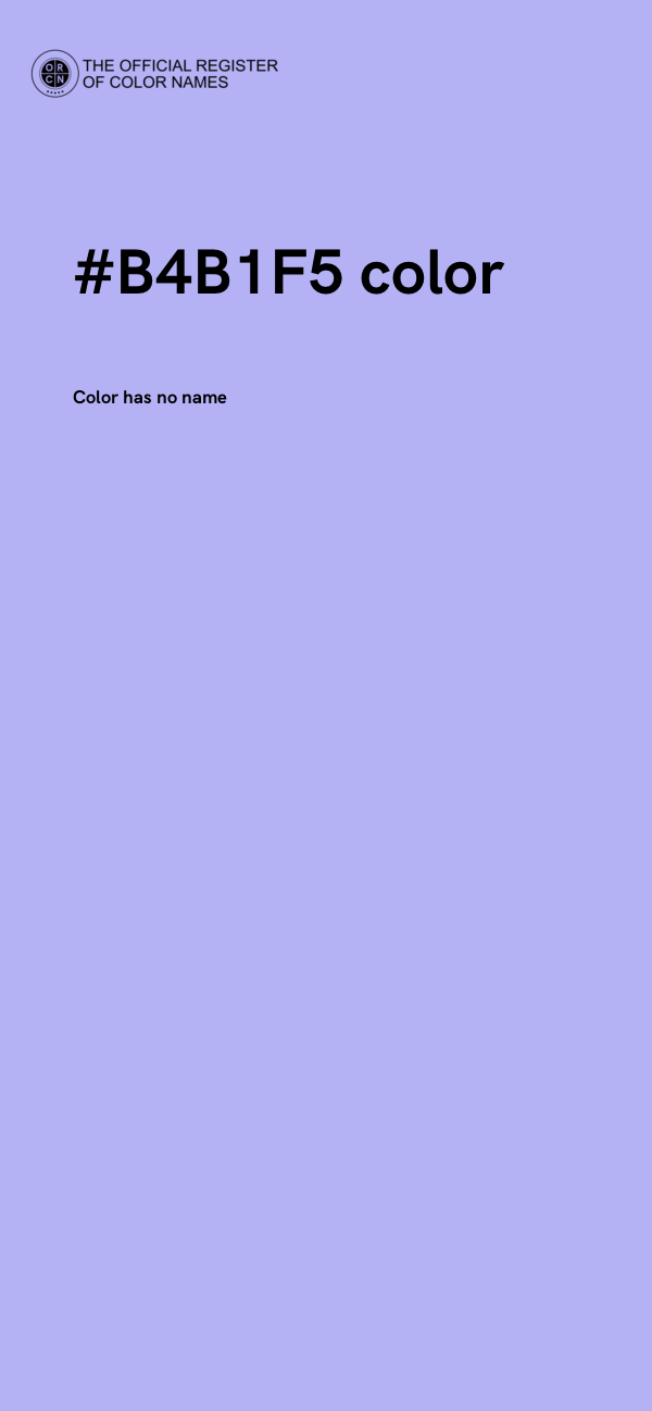 #B4B1F5 color image