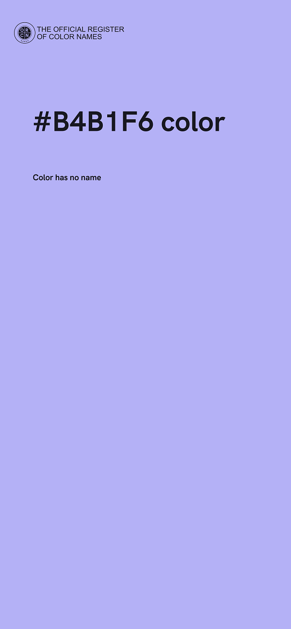 #B4B1F6 color image