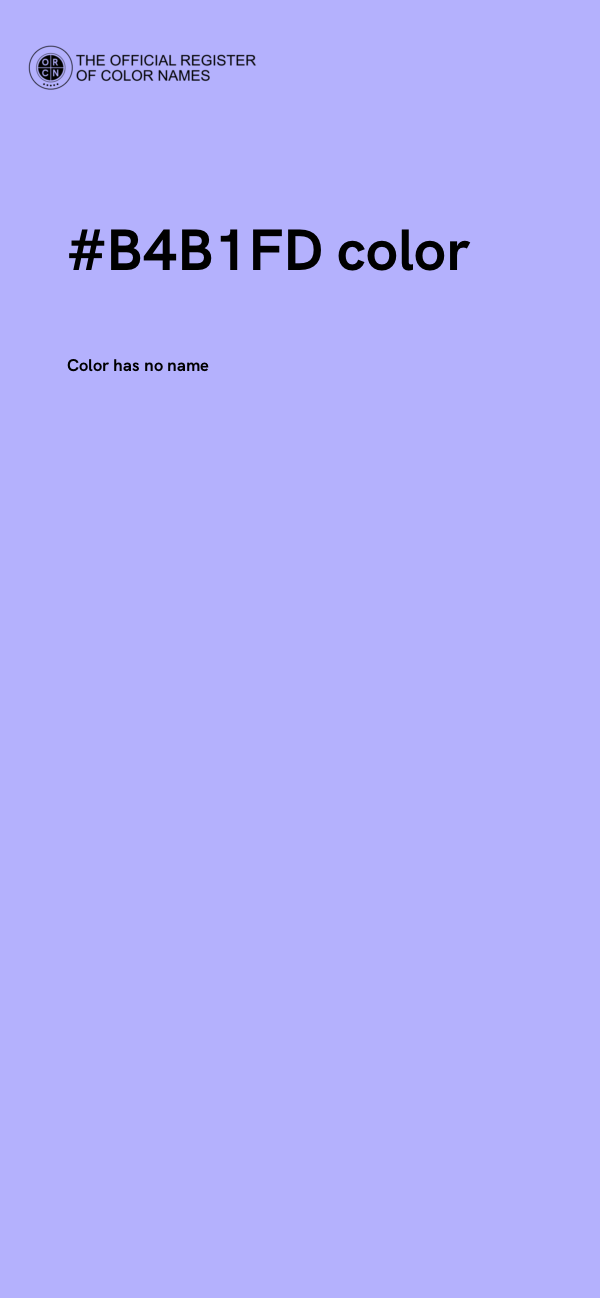 #B4B1FD color image