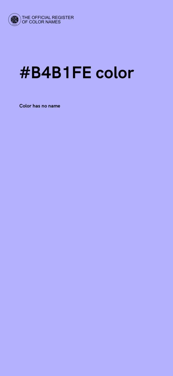 #B4B1FE color image