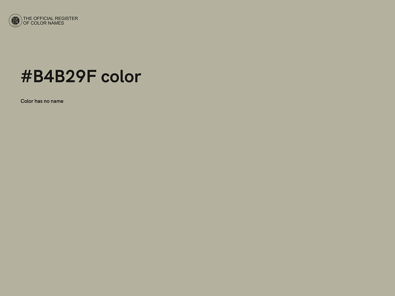 #B4B29F color image