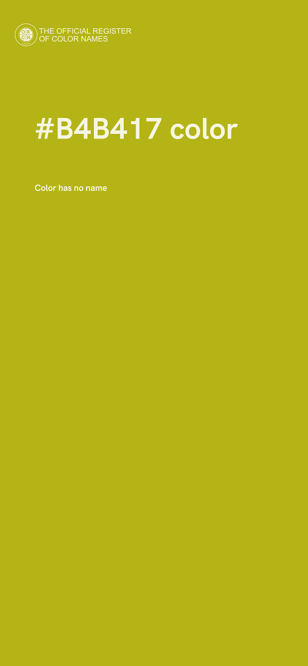 #B4B417 color image