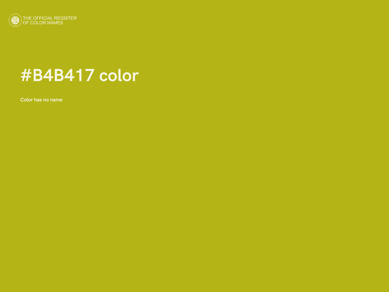 #B4B417 color image