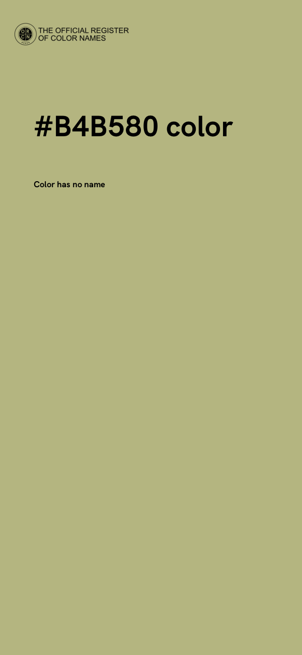 #B4B580 color image