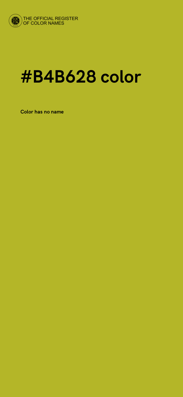 #B4B628 color image
