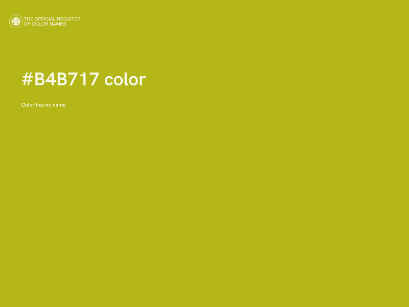 #B4B717 color image