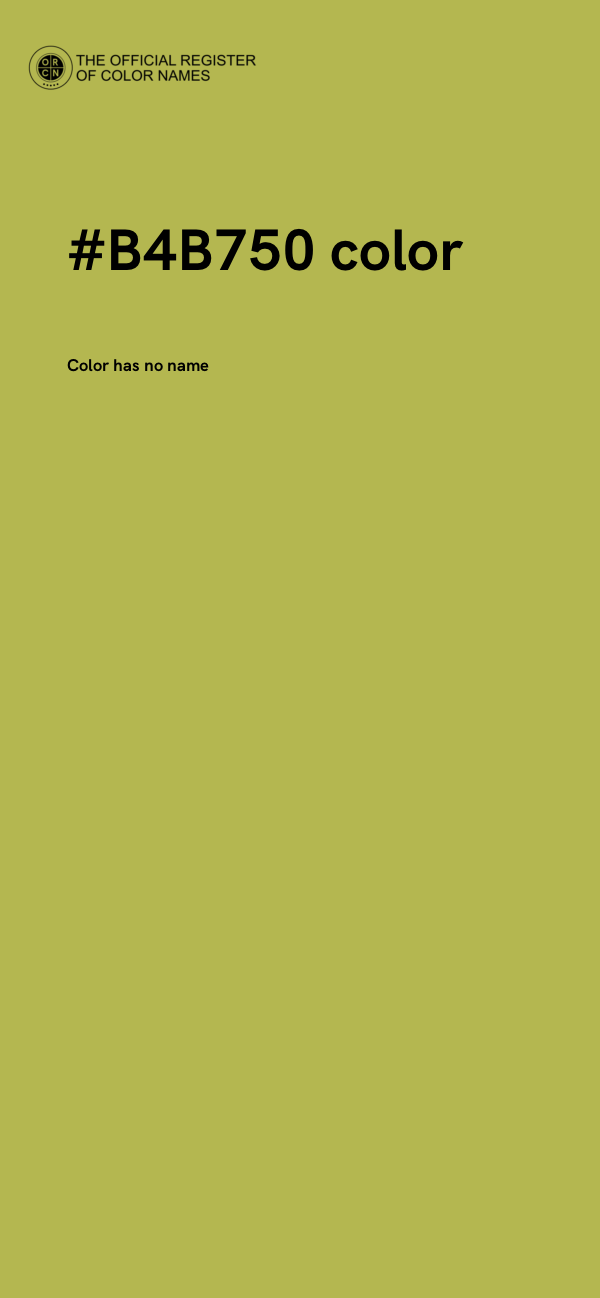 #B4B750 color image