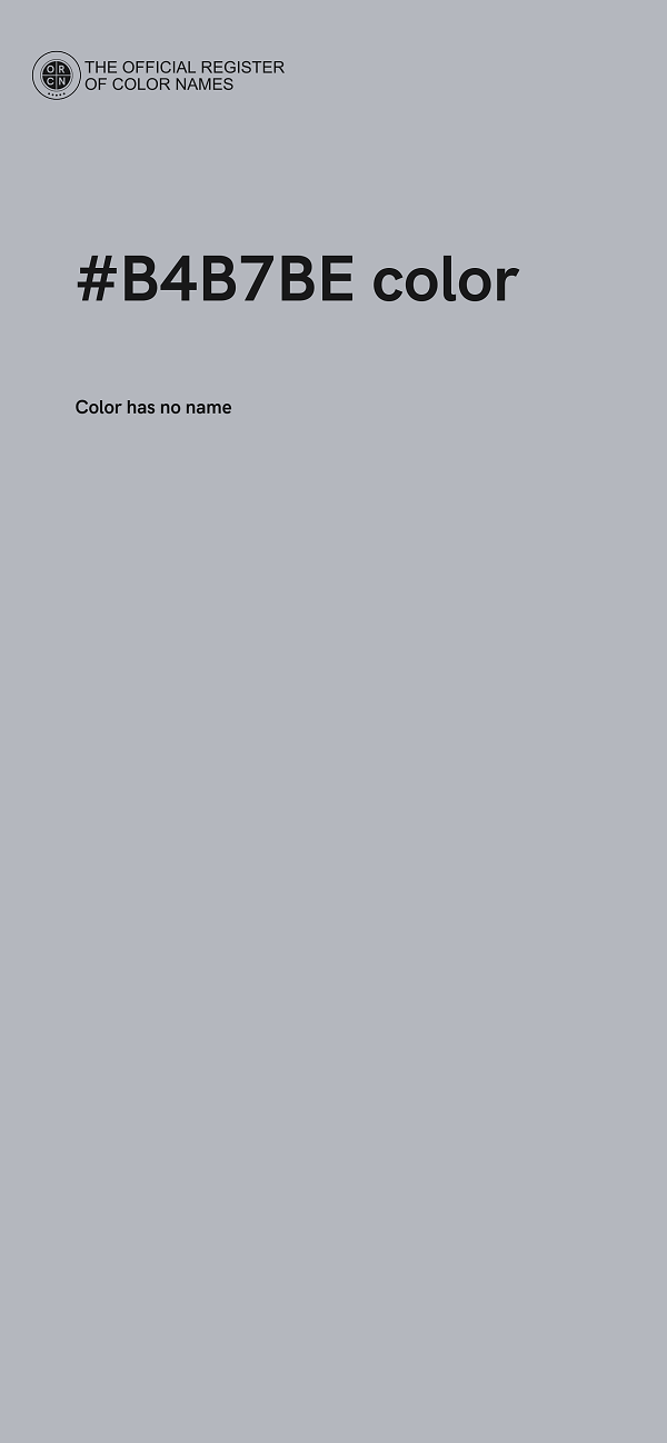 #B4B7BE color image