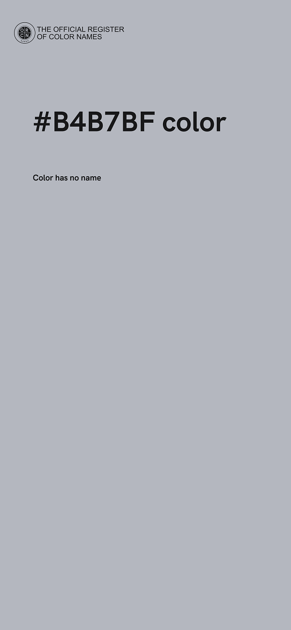 #B4B7BF color image