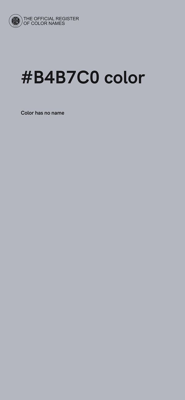 #B4B7C0 color image